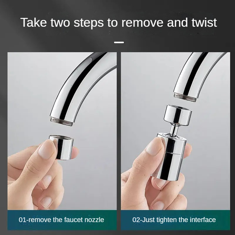 Keuken Waterkraan Beluchter 360 Graden Draaibare Kraan Universele Badkamer Waterkraan Filter Mondstuk Diffuser Adapter Filter Mondstuk