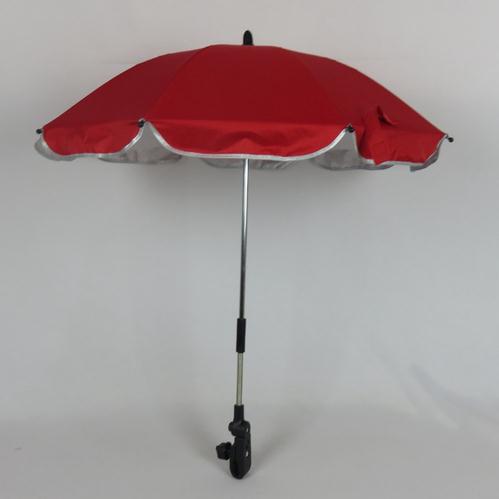 Top Arbitrary Bending Baby Stroller Umbrella Folding Waterproof Sunshade Kid Rain Umbrella for Baby Carriage Accessories: Red