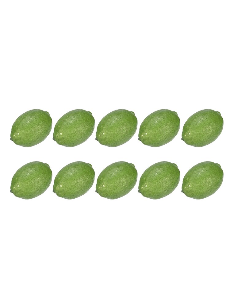 10x verklighetstrogna citroner konstgjorda frukter heminredning faux plast citroner hantverk konstgjorda citroner stil