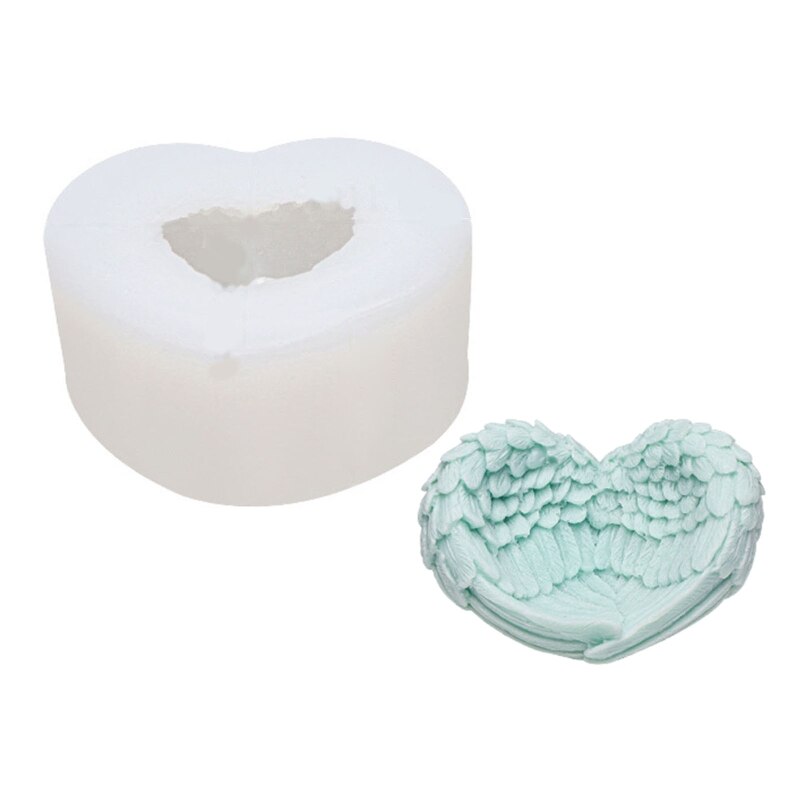 Trinket Dish Epoxy Molds Angel Wing Trinket Shaped Silicone Mold Polymer Clay