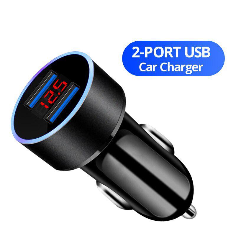 3.1A Auto Usb Lader Telefoon Adapter In Auto Voor Iphone 8 7 6 6S Plus 5 5S Se huawei P30 P20 Lite Honor 9A 9C 9S 9X Mobiele Telefoons