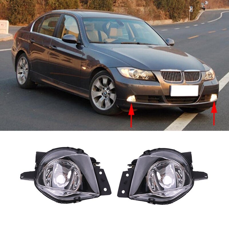 Voorbumper Led Mistlamp Lamp Cover Geen Lamp Voor-Bmw 3 Serie E90 2004 E91 2004 63176948373 63176948374