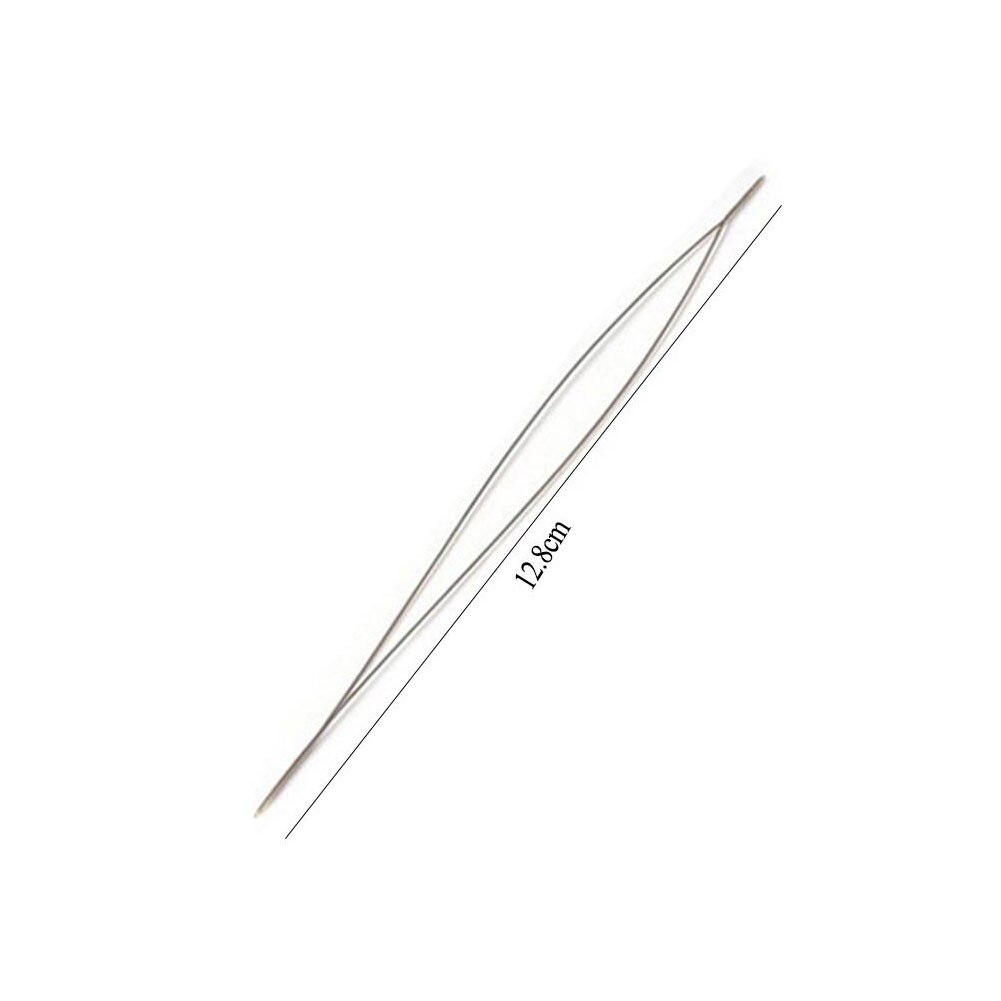 1PC Big Eye Borda Aghi per perline e perle Threading Stringa del Cavo di Facile Strumenti di Creazione di Gioielli in 5 formati: 12.8cm