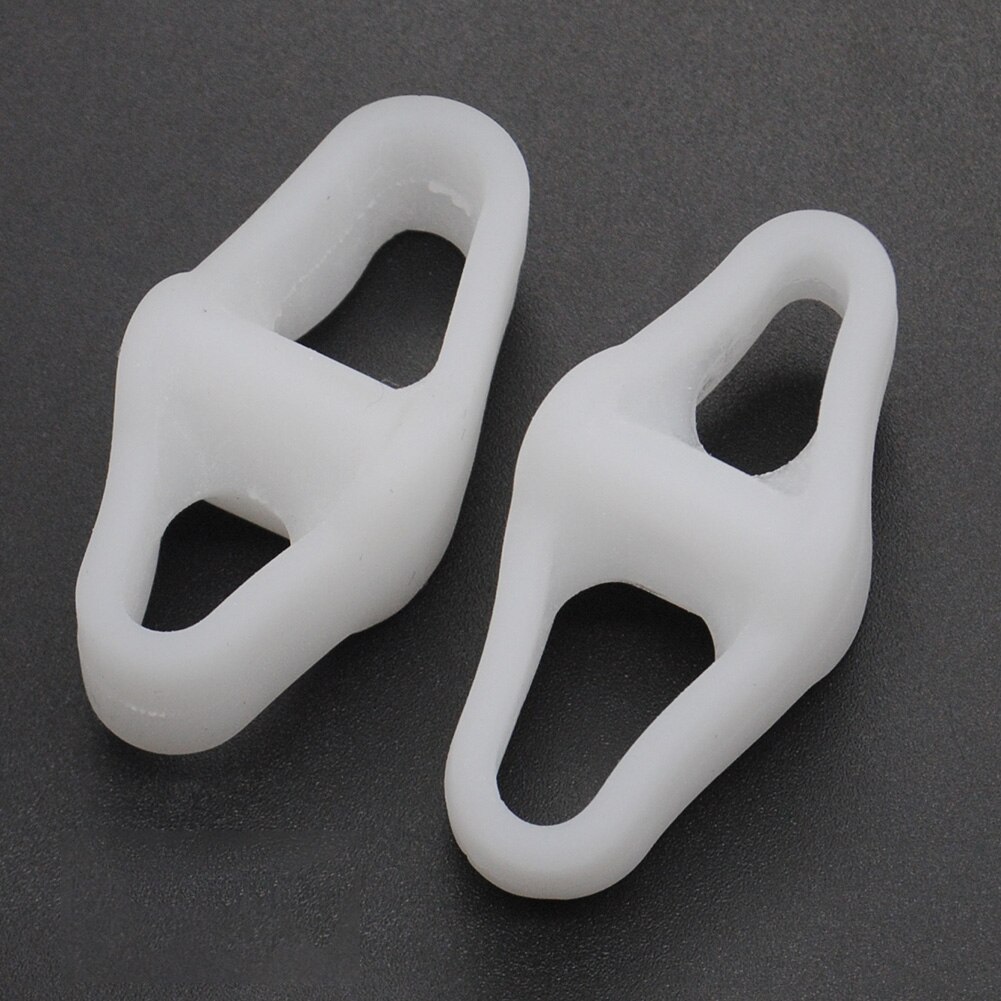 1pair Men Women Foot Health Soft Tools Silicone Overlapping Protect Bunion Pain Relive Correct Valgus Toe Separators