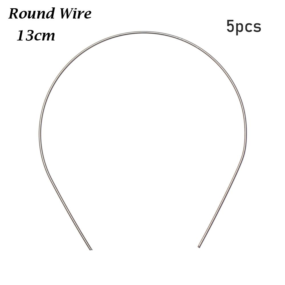 Accesorios de decoración para el cabello de muñecas, piezas de banda para la cabeza, materiales para diademas de muñecas, 1/3, 1/4, 1/6, 5 uds.