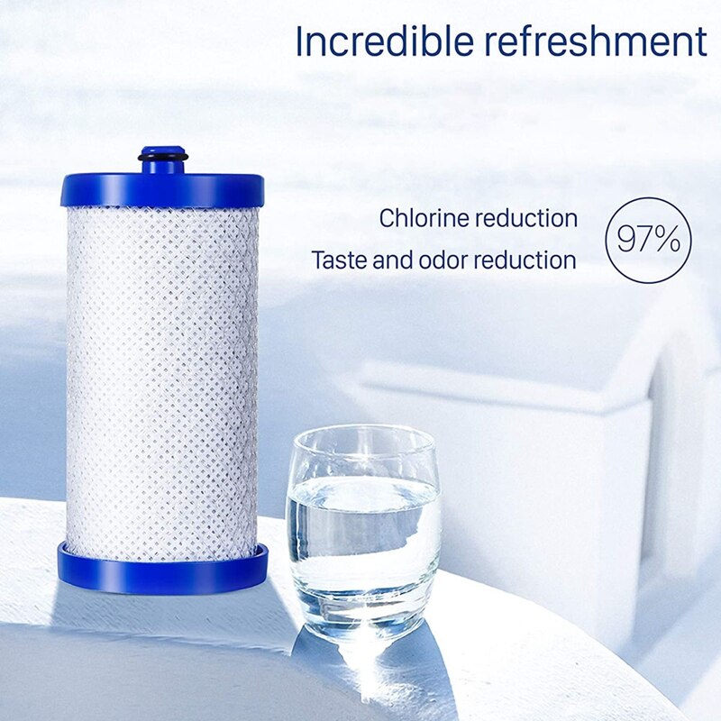 2Pcs Filters WF1CB Refrigerator Water Filter Replacement for WF1CB, WFCB, RG100, NGRG2000, WF284, 9910, 469906, 469910