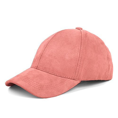 Suede Baseball Cap Mens Casquette Bone cap Snapback cap Hip Hop Flat Hat Women Gorras: Darkpink