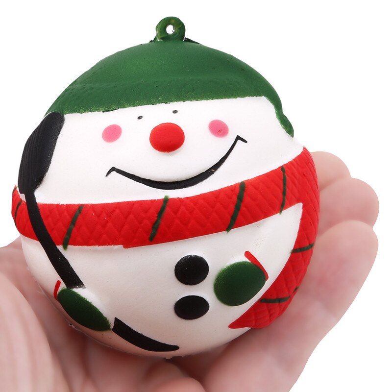 Kawaii Sneeuwpop Mini Santas Anti Stressbal Squeeze Speelgoed Squishy Stijgende Stress Squishy Speelgoed Huisdieren Fun Kids
