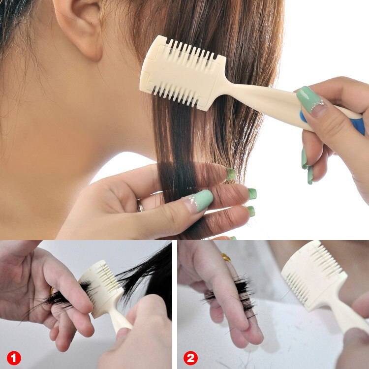3 PCS DIANE TINKLE HAIR CUTTER 2 DORCO RAZOR BLADES THINNING SHAPER COMB