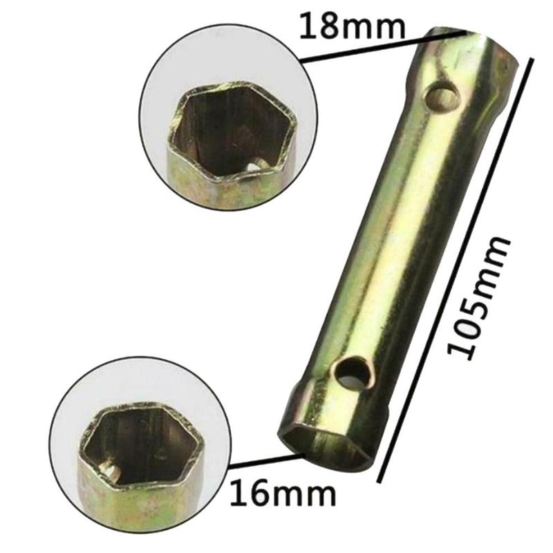Llave inglesa Universal para bujía de motocicleta, Kit de herramientas de enchufe, herramienta de reparación de motocicletas de aleación de aluminio, alicates, llaves, destornillador