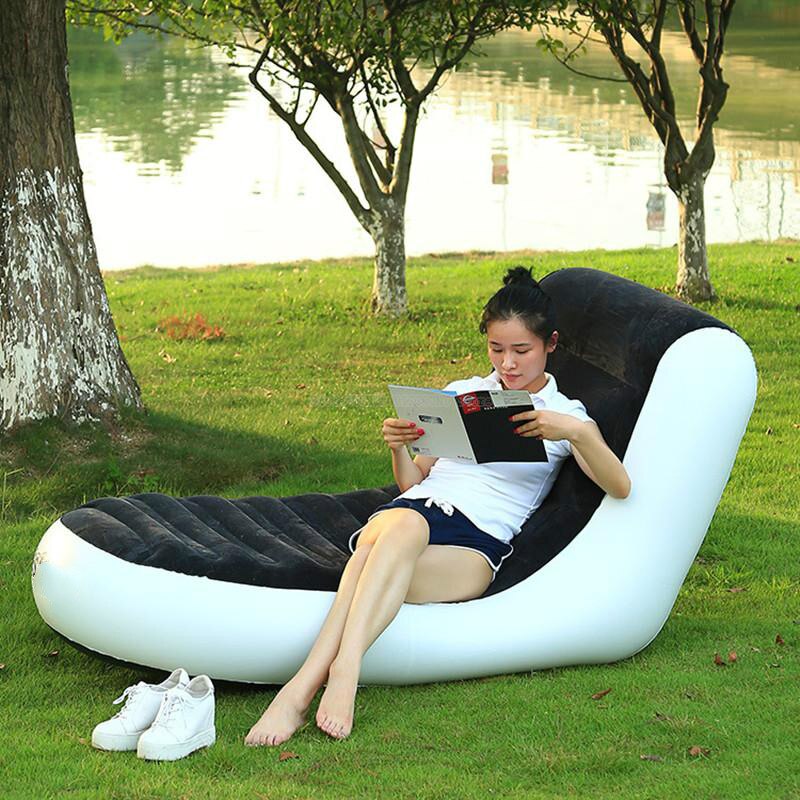 Foldbar sovesofa chaiselongstol doven sofa oppustelig sovesofa dobbelt oppustelig sofa udendørs oppustelig