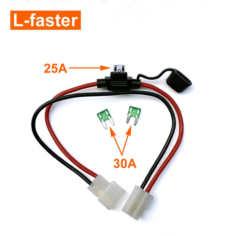 48V 800W Brushed Motor Controller With 30A Fuse Socket And Terminal Connectors For Electric Scooter Motorbike Bicycle