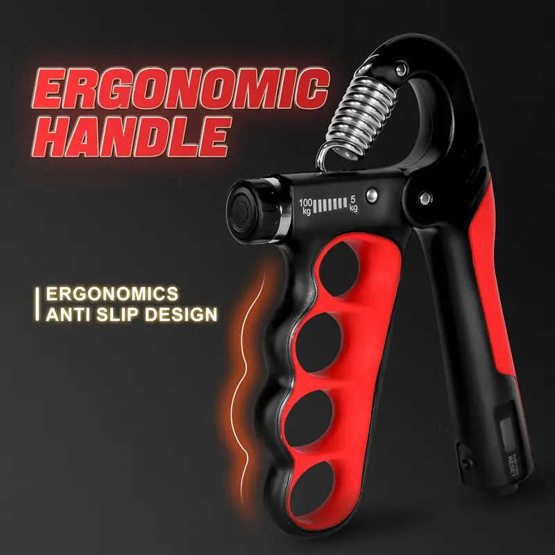 Adjustable Finger And Forearm Strengthening Kit - Improve Resistance Grip Strength And Flexibility With Resistance Hand Grippers
