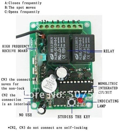 1000M DC12V 10A 2CH RF Wireless Remote Control Swi... – Grandado