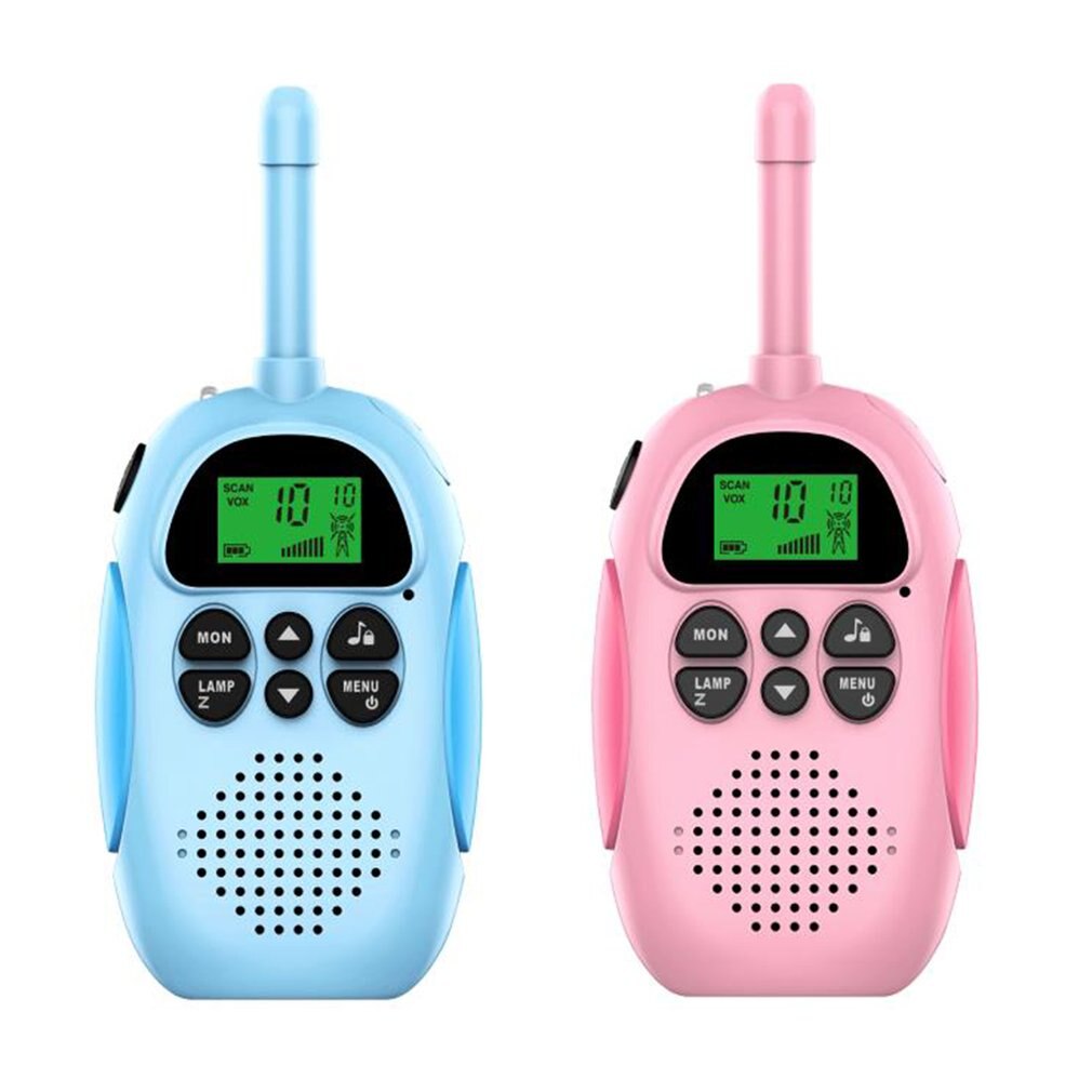 2pcs Outdoor Walkie Talkie Wireless For Children Strong Signal Flashlight Usb Rechargeable Walkie Talkie