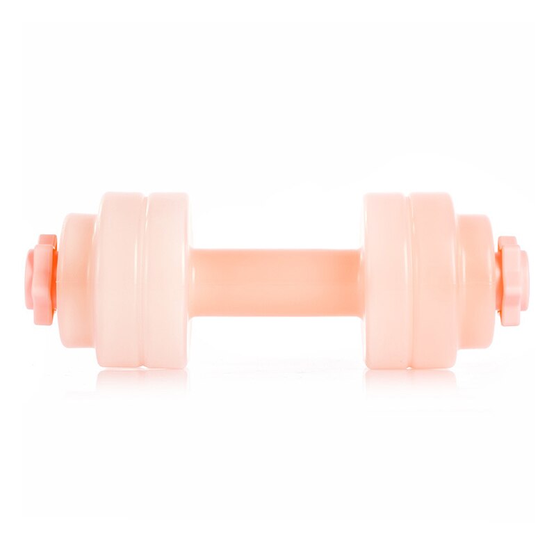 Bærbare vandhåndvægte justerbare håndvægte sport vandflasker crossfit yoga til kvinder motion gym hjemme fitness udstyr: Lyserød