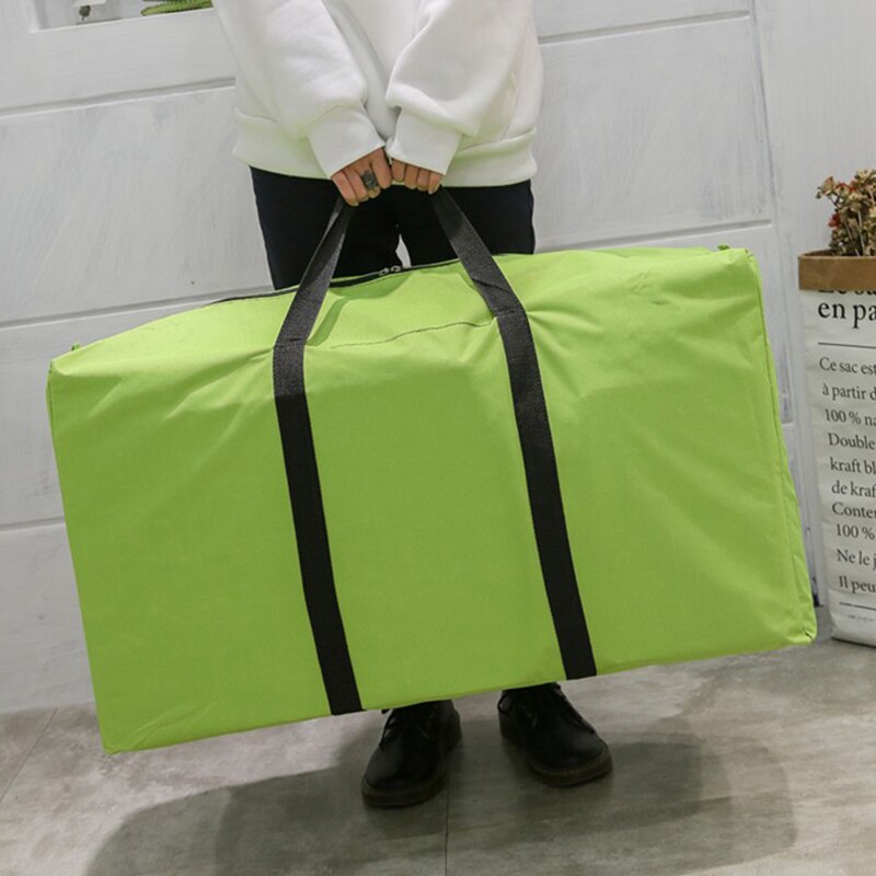 Unisex de gran capacidad de viaje bolsos Oxford impermeable bolsas de equipaje plegable bolsas para mudanza bolsas de almacenamiento para ropa XA326F