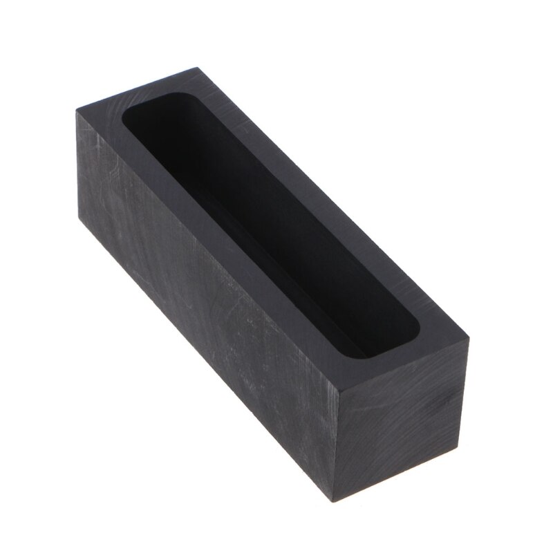 650g Graphite Ingot Mold Metal Casting Mold Melting Crucible Furnace for Gold Silver Aluminum Copper Brass Zinc Alloy