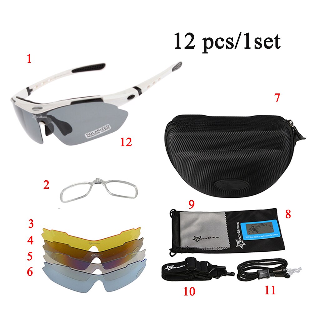 Cykel solbriller mtb briller landevejscykel motocross beskyttelsesbriller sport spejl solbriller cykel briller: B2