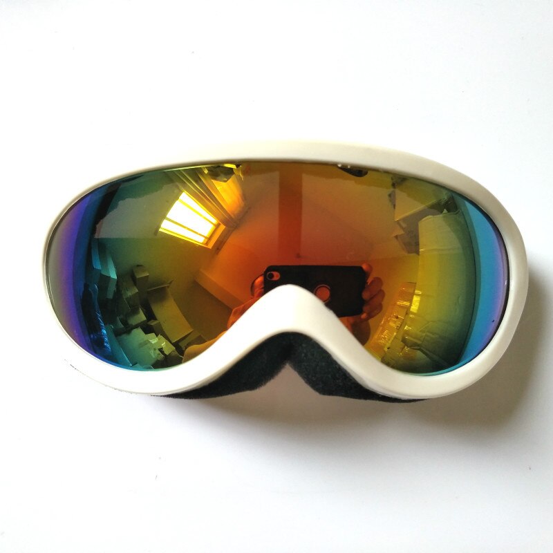 Crianças snowboard gafas óculos de esqui meninos meninas neve óculos de proteção snowboard máscara inverno óculos de neve: E