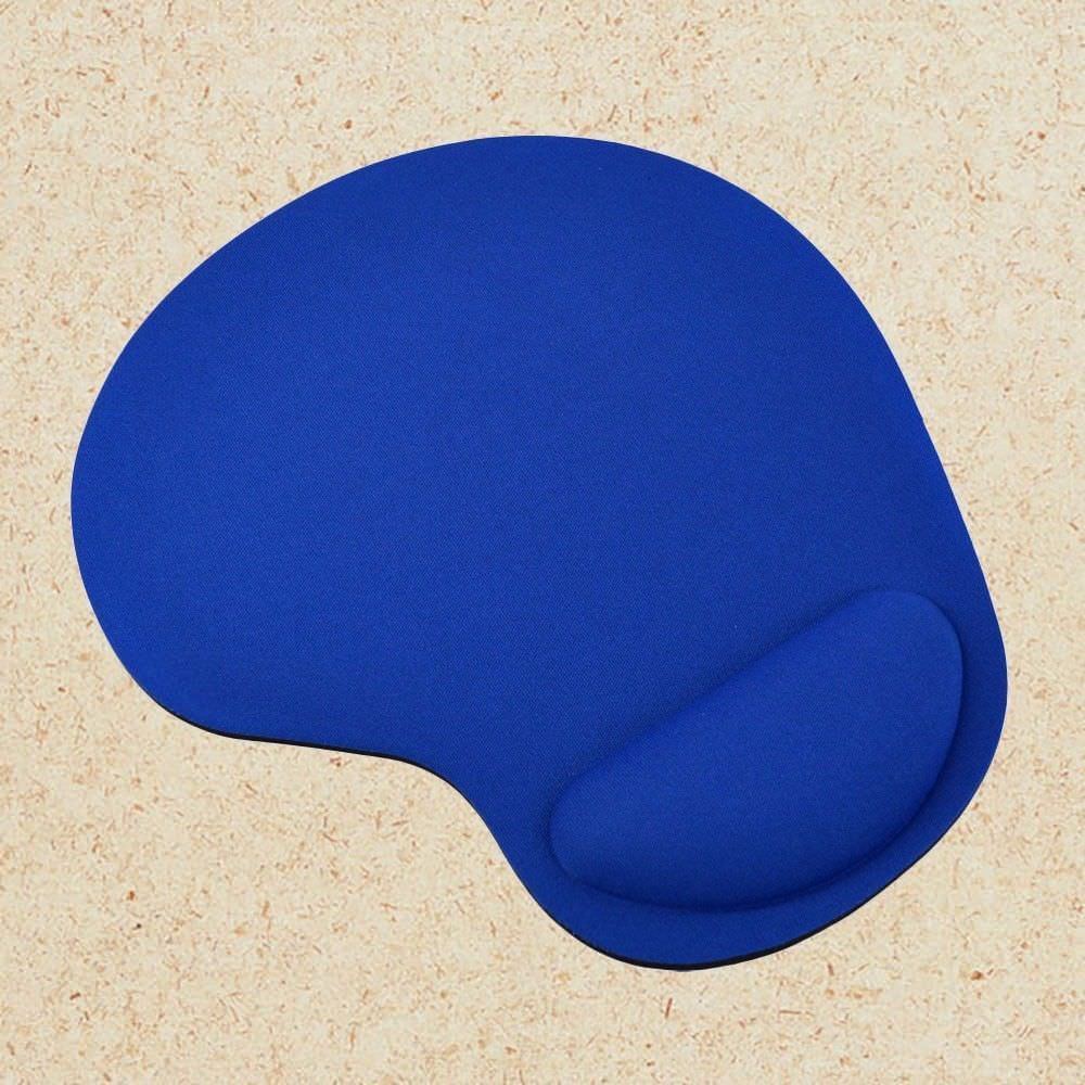 Game Mouse Pat Silicone Soft Anti Slip Mouse Pad With Wrist Rest Support Mat For Computer Gaming PC Laptop Muismat Solid Color: Dark blue