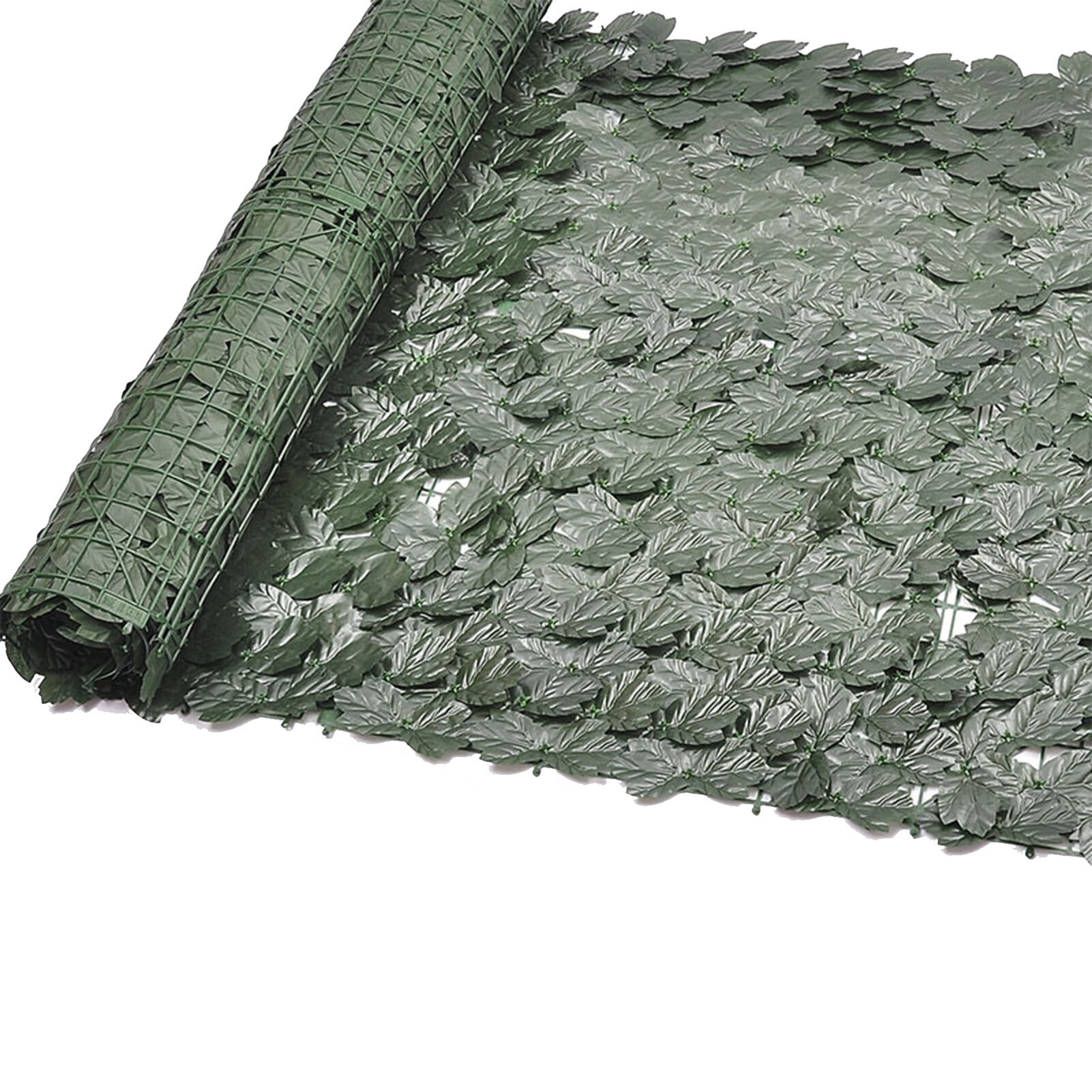1*3M Artificial Privacy Fence Screening Roll Garden Artificial Ivy Leaf Hedge Fence For Outdoor Indoor Patio Decor Yard Fence: F