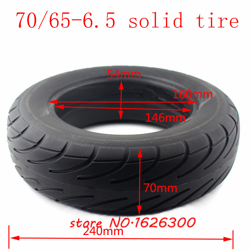 Upgrade Scooter Tires Vacuum Solid Tyres Tubeless Wheels 70/65-6.5 for Xiaomi Mini Ninebot Scooter Skateboard Non-Pneumatic Tyre