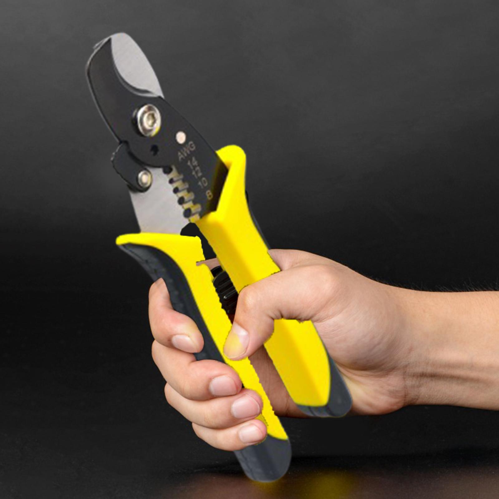 7 inch Multi-use Wire Stripping Decrustation Pliers Cable Wire Puller Stripping Scissors Crimping Pliers Electrician Tool