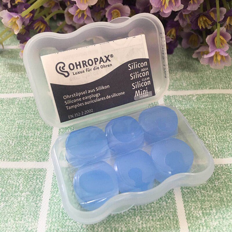 Protetor de ouvido para bebê, protetor de ouvido para crianças, natação à prova d' água, de silicone macio, para avião e dormir