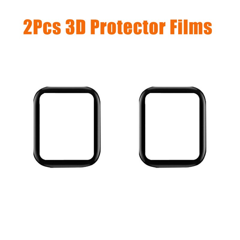 P8 cinta caso protetor filme pulseira de metal para colmi p8 pulseira de relógio universal p8 1.4 polegada relógio inteligente caso protetor banda pulso: 2Pcs 3D Films / Universal P8