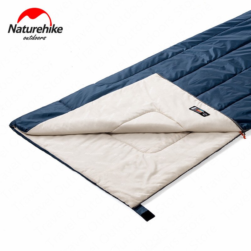 Naturehike Sleeping Bag Envelope Type 3 Seasons Single Person Waterproof Warm Cotton Sleeping Bag Outdoor Camping Travel