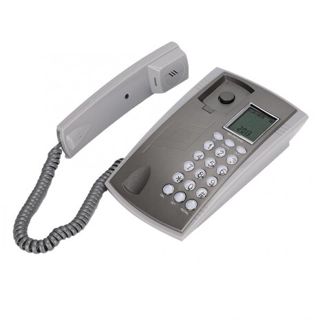 Petit poste d'appel entrant hôtel téléphone mural sans batterie téléphone fixe mural rouge téléphone filaire de bureau