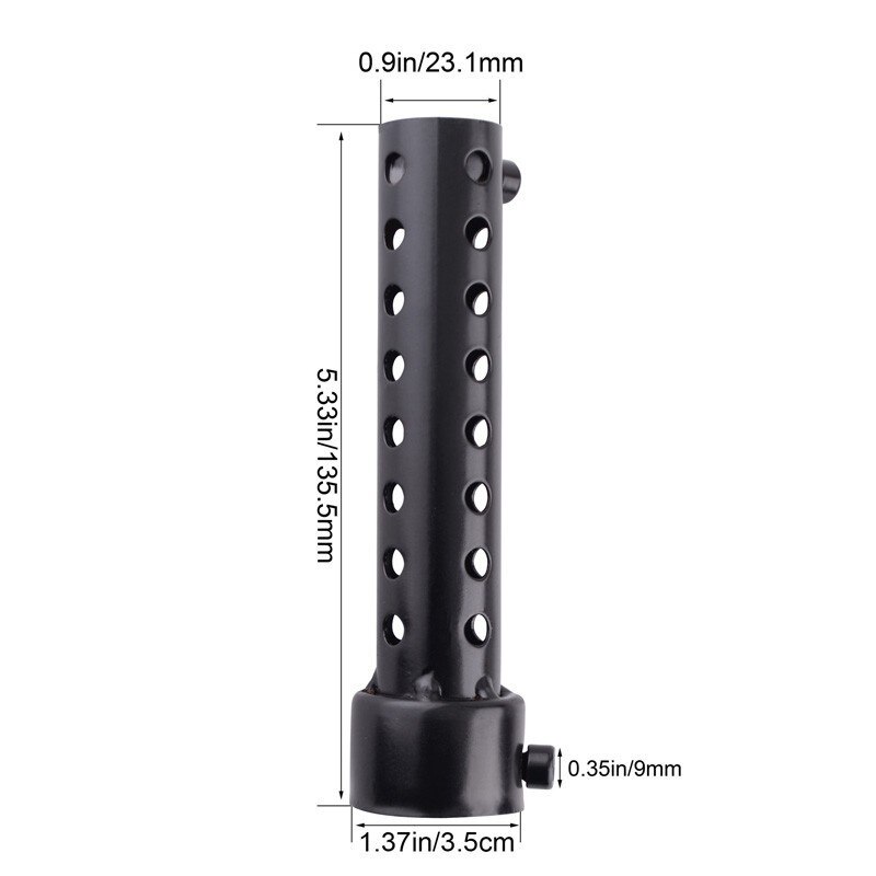 Ns modify 35/48/60mm outlet diameter støj lyd eliminator udstødning motorcykel justerbar udstødning lydpotte db killer universal: 35mm