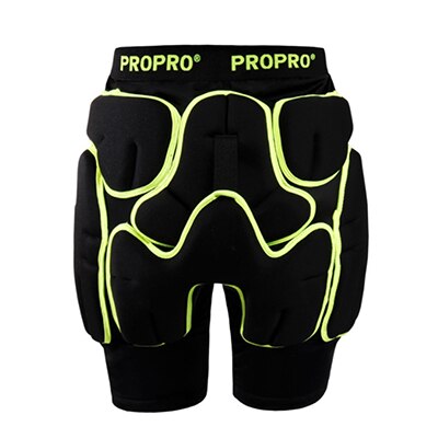 Pantalones cortos protectores de patinaje PROPRO para hombre y mujer, almohadillas de goma, Protector de cadera, esquí, snowboard, ciclismo, protección de equipo deportivo: Default Title