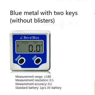 Electronic Digital Level Display Inclinometer Angle Gauge Meter Angle Measurement 360 Degree Magnetic Angulometer Angle Box: Type 5