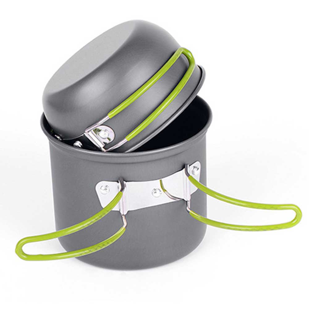 1 Set Pot Portable Cookware Utensils 1-2 Persons Ultralight Pot Pan For Outdoor Camping Backpacking Hiking Picnic