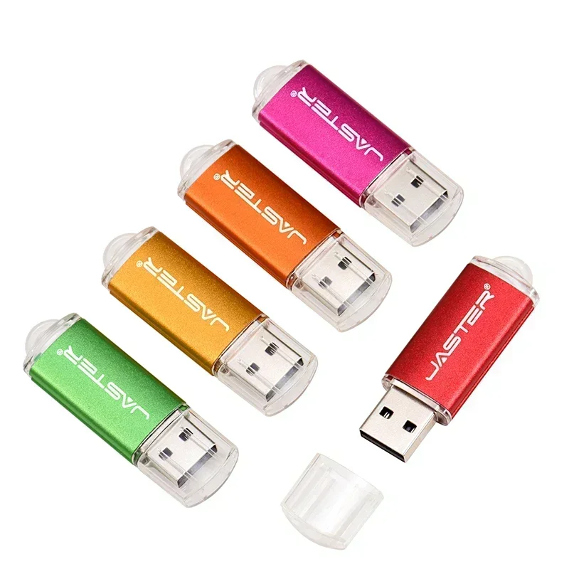 JASTER Niestandardowe logo Pendrive 4GB Mini pamięć flash USB 8GB Bezpłatny brelok do kluczy Pamięć USB 16GB Prezent biznesowy Dysk U 32GB Prezent pożegnalny