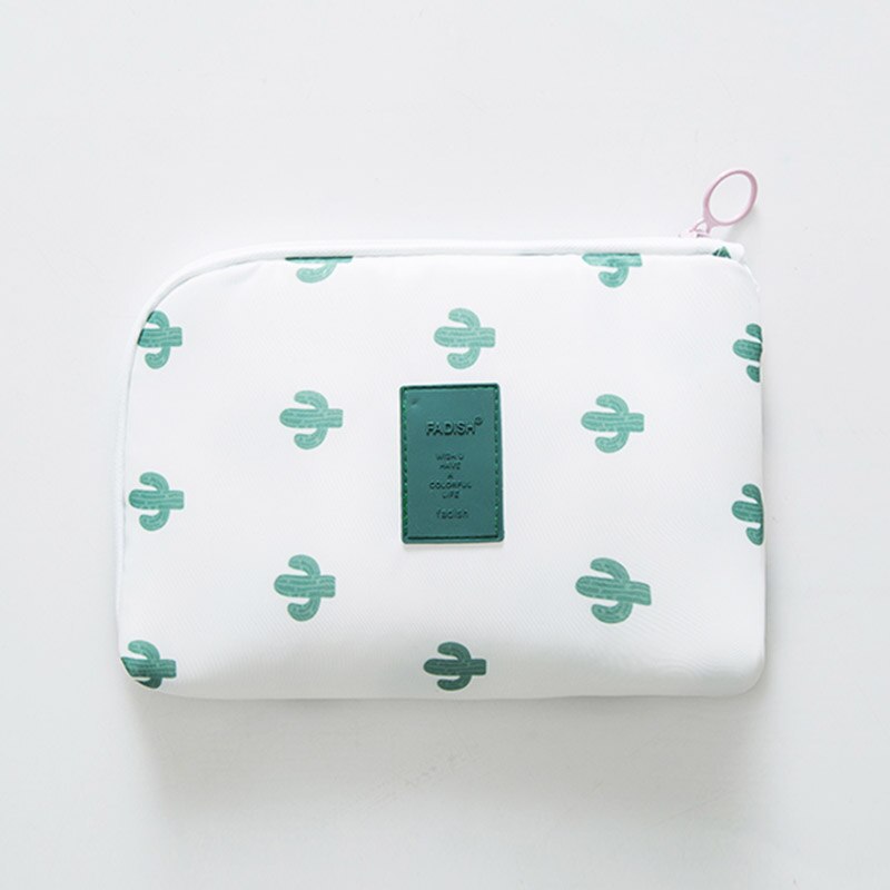 Reizen schokbestendig digitale opslag pakket datakabel oplader afwerking pakket USB Cosmetische Organizer Tassen travel accessoires: cactus
