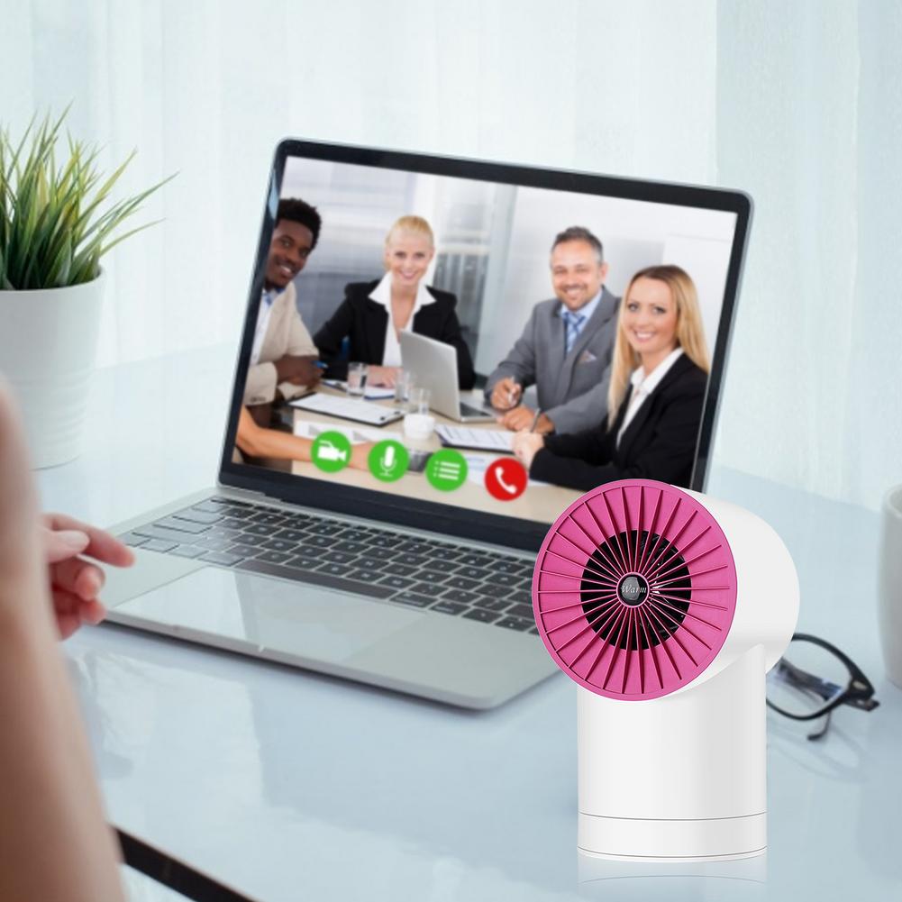 Electric Space Heater USB Powered Fan Heater for Home Office