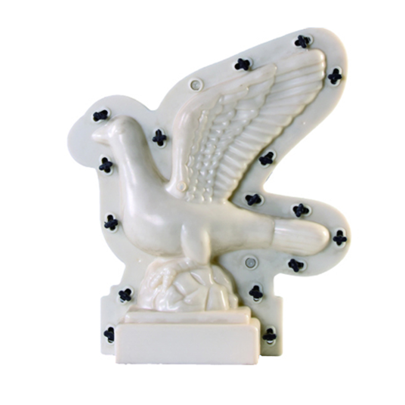 Moldes decorativos de plástico ABS para escultura de animales, molde para extender pájaros de hormigón, moldes para estatuas