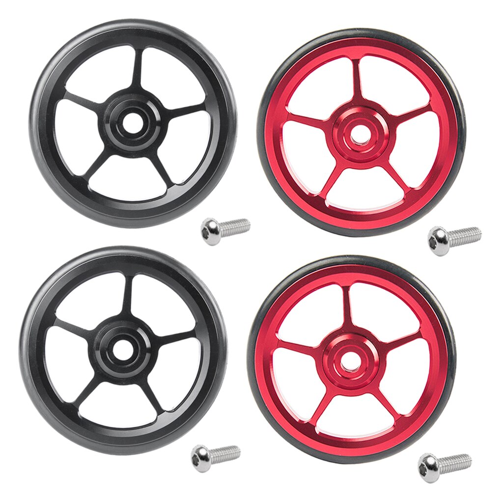 Sett  av 4 sykkel lette hjul 6cm til brompton modifiserte deler av hjulkomponenter
