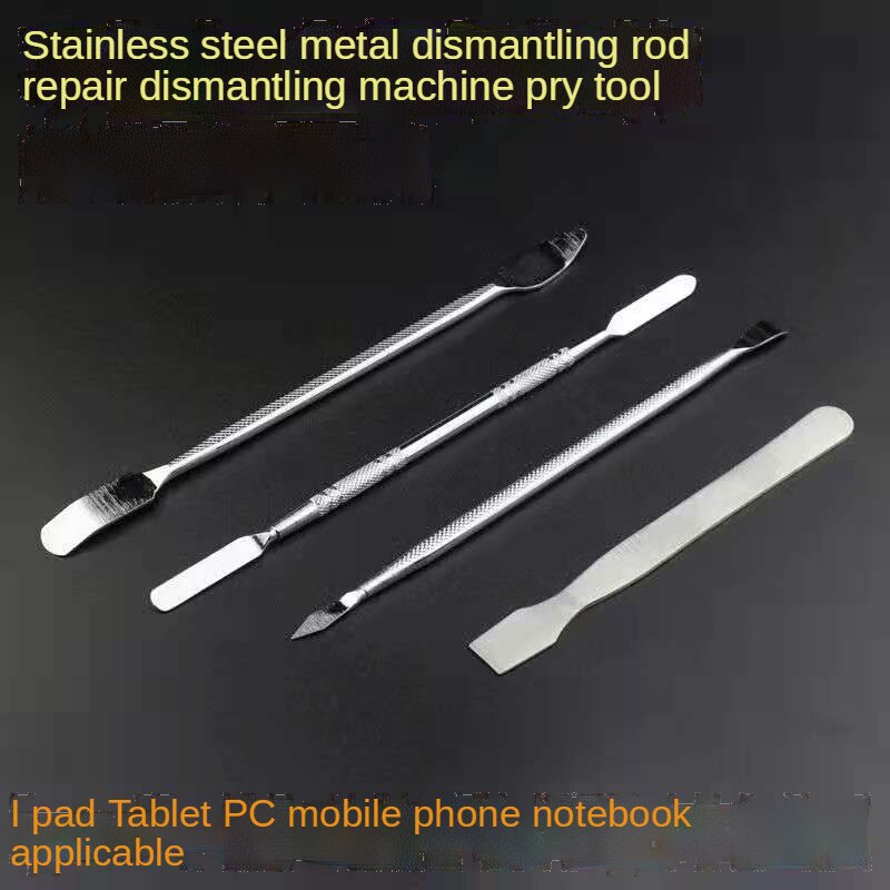 3 kpl kaksoispäät metalliset spudger setti sorkkarauta uteliaita aukko korjaustyökalusarja iphone ipad matkapuhelin tabletti kannettava tietokone