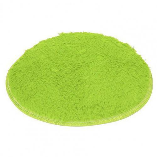 40Cm Duurzaam Ronde Zachte Koralen Fleece Badmatten Badkamer Slaapkamer Keuken Antislip Vloermat Wateropname Tapijt thuis Deurmat: Blauw
