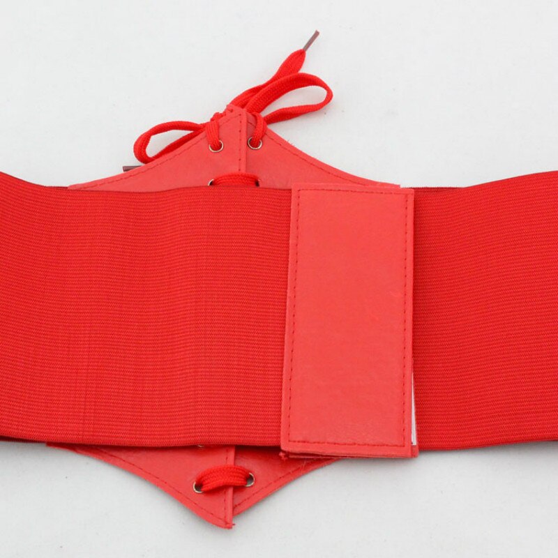 Corset cuero Pu ancho para adelgazamiento de cuerpo cinturones para mujer elástico cinturón a la cintura alto Cinto Sobretudo femenino Ceinture Femme Fajas