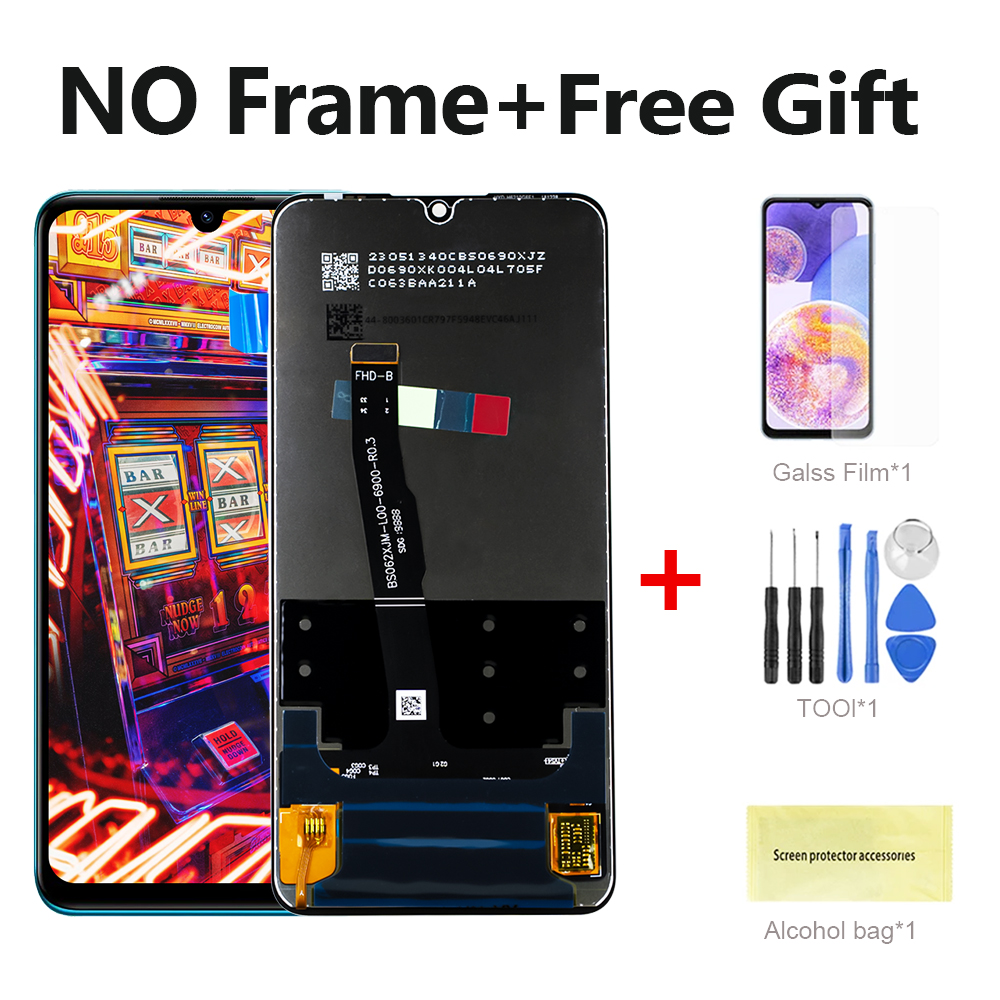 100% For Huawei P30 Lite LCD Display MAR-AL00 MAR-LX1A MAR-LX3Am Touch Screen Digitizer For HUAWEI P30 Lite LCD Replacement: Linen