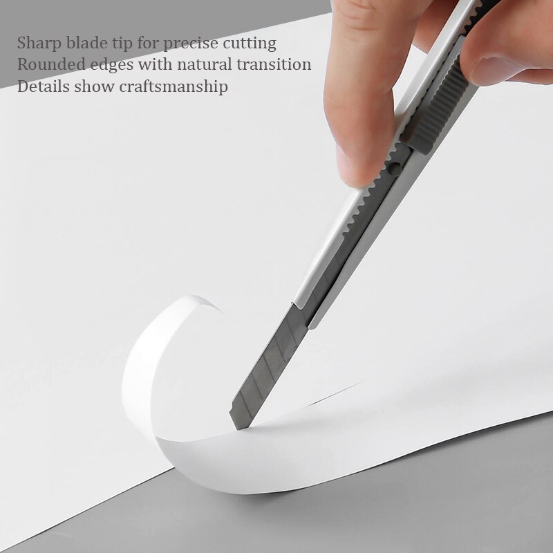Morandi Utility Knife Paper Cutter Sharp Art Knife Cute Modelling Craft Scissors Mini Simple Portable Knife Office Stationery