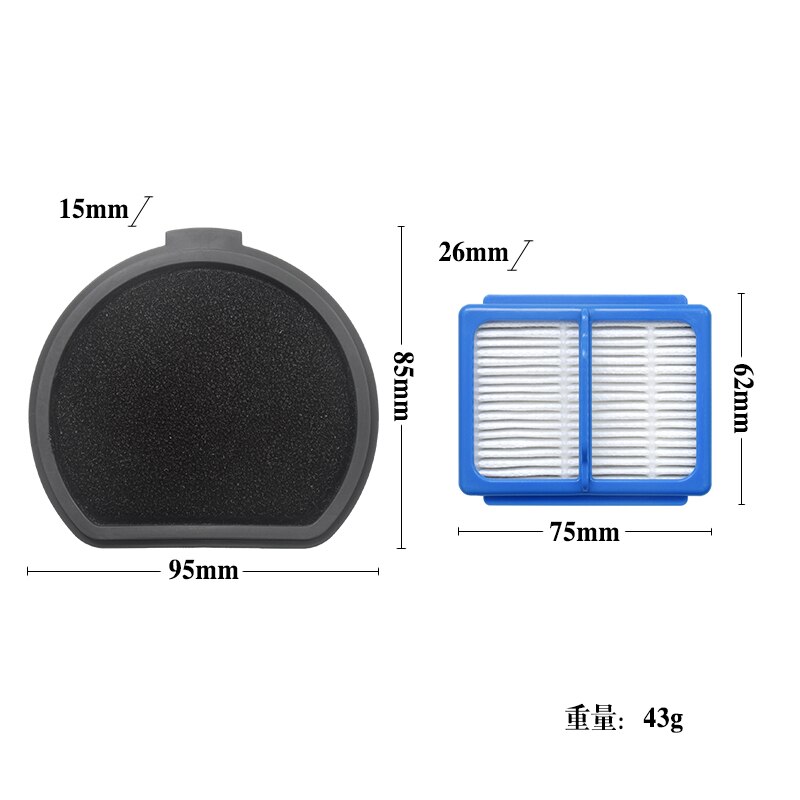 Voor Aeg QX9-1-50IB ASKQX9 Stofzuiger Hepa Filter Filter Katoen Professionele Vervanging Accessoires Onderdelen