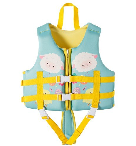 Nuovo capretti di arrivo del ragazzo girk di nuotata giubbotto di salvataggio del rivestimento del fumetto neoprene per gli sport acquatici: 6 / M.