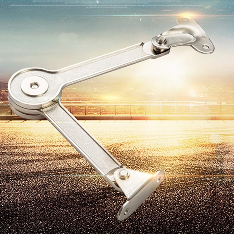 4Pcs Hydraulic Randomly Stop Hinges Kitchen Cabinet Door Support Rod Adjustable Hinge Furniture Wardrobe Lift Up Flap Stay Hardw