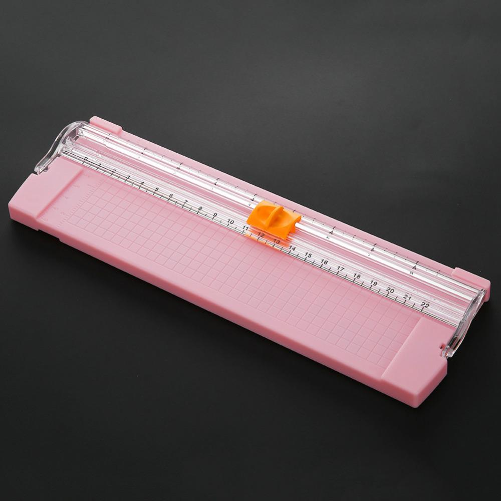 A4/A5 Paper Photo Trimmers Die Cutting Machine Punch with Pull-out Ruler for Photo Labels Paper Cutting Tool 3 Colors
